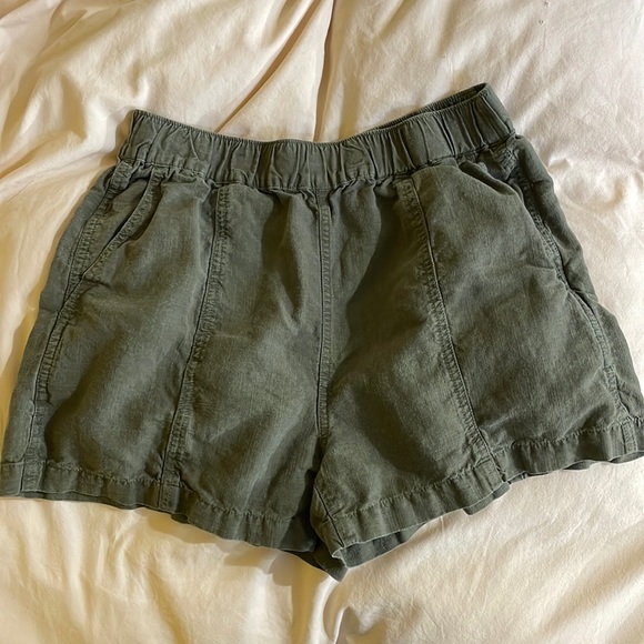 Madewell Linen Blend Easy Pull On Shorts - Picture 3 of 4
